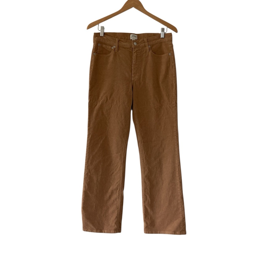 J. Crew 28 Brown Straight Leg Ankle Corduroy Pants